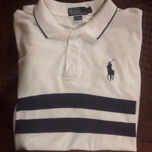 Polo Ralph Lauren Blue Stripe Big Pony Shirt Sz.2X